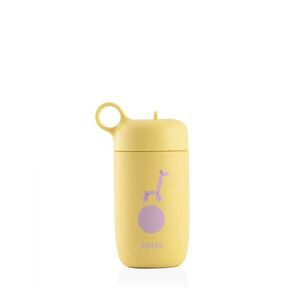 Gyerek acélkulacs 400 ml - Zsiráf - Equa kép