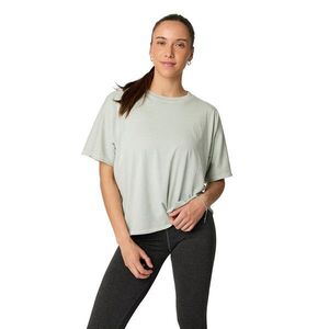 Manduka Connection Tee női organikus pamut cropped póló - Avian kép