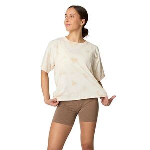 Manduka Connection Tee női organikus pamut cropped póló - Salt Wash kép