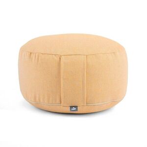 RONDO Classic Dobby meditációs párna - golden yellow, spelt hull - Bodhi kép