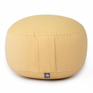 RONDO Classic Dobby meditációs párna - sunny yellow, spelt hull - Bodhi kép
