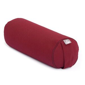ECO MINI jóga hengerpárna hajdinahéj töltettel - burgundy - Bodhi kép