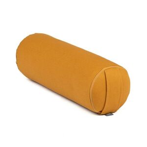 ECO MINI jóga hengerpárna hajdinahéj töltettel - spruce yellow - Bodhi kép