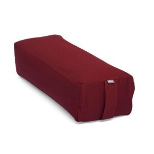 Salamba ECO jóga hengerpárna tönkölyhéj töltettel - burgundy - Bodhi kép