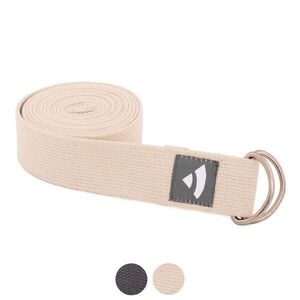 ASANA BELT jógaheveder fém karikákkal - anthracite - Bodhi kép