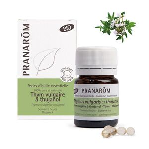 Pranarom Kakukkfű thujanol "gyöngy" - illóolaj tartalmú mini kapszula bio 60 db kép