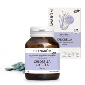 Pranarom Chlorella mikro-alga tabletta 500 mg 150 db kép