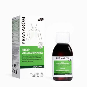 Pranarom Aromaforce bio szirup köhögésre - 3 éves kortól 150 ml kép