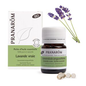 Pranarom Orvosi levendula „gyöngy” – illóolaj tartalmú mini kapszula bio 60 db kép