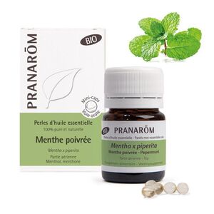 Pranarom Borsmenta "gyöngy" - illóolaj tartalmú mini kapszula bio 60 db kép