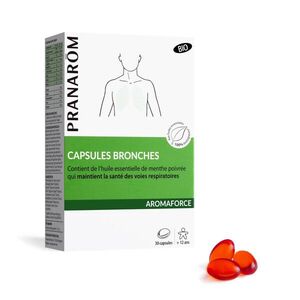 Pranarom Aromaforce bronchitis kapszula - illóolajokat tartalmazó étrend-kiegészítő 25 db kép