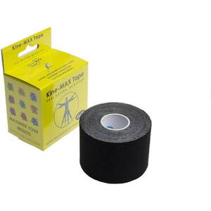 KineMAX SuperPro Pamut kineziológiai tapasz (fekete) kép