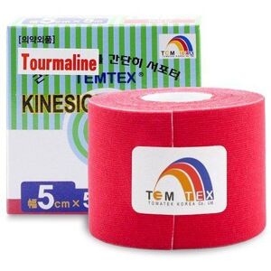 Temtex Tourmaline piros 5 cm-es kineziológiai szalag kép