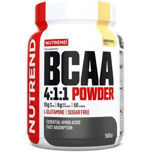 Nutrend BCAA 4: 1: 1 POWDER, 500 g, grapefruit kép
