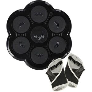 KIK KX3007 Elektromos fali boksz céltábla kesztyűkkel, Bluetooth, fekete kép