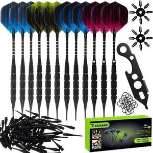 Trizand 21629 Darts készlet, 12 db + 100 soft hegy kép