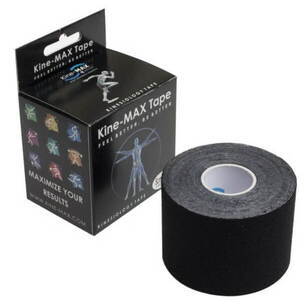 KineMAX Classic kineziológiai tapasz (fekete) kép