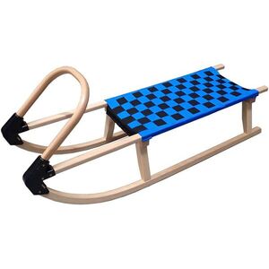 Acra fa szánkó pántokkal 110 cm kék kép