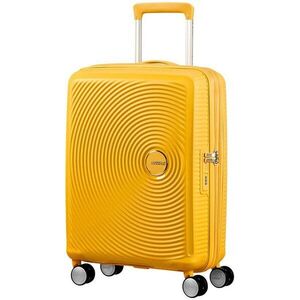 American Tourister Soundbox Spinner 55 EXP Golden Yellow kép