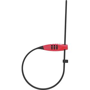 Abus Combiflex Speciális zárható húzókábel acél maggal, 45 cm hosszú kábel, piros kép
