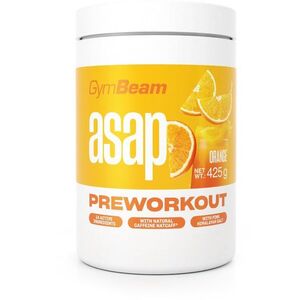 GymBeam ASAP Pre-Workout, 425 g - narancs kép