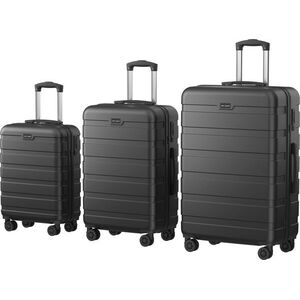 AlzaGuard Traveler Suitcase 2025, 3db - fekete kép