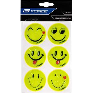 Force Smile matricák, sárga, 6 db kép