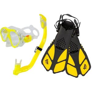 ACRA gyerek snorkeling szett, 3in1, sárga kép