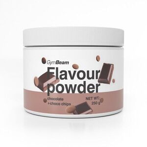 GymBeam Flavour powder csokoládé, csokoládédarabokkal, 250 g kép