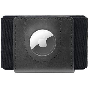 FIXED Tiny Wallet for AirTag valódi marhabőrből - fekete kép