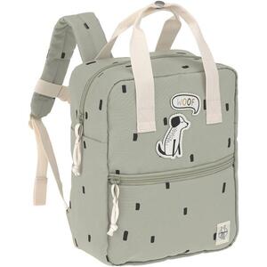 Lässig Mini Square Backpack Happy Prints light olive kép
