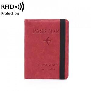 Take it shop RFID útlevél és dokumentum tok, piros kép