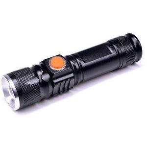 Solight Újratölthető LED zseblámpa 3W 200lm USB Li-ion kép