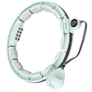 HMS HHM13 Súlyozott hulahopp karika mágnesekkel és számlálóval, zöld kép