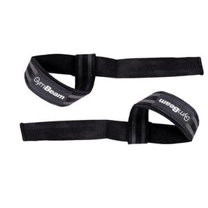GymBeam Lifting Straps Black and Grey kép
