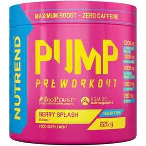 Nutrend PUMP, 225 g - berry splash kép