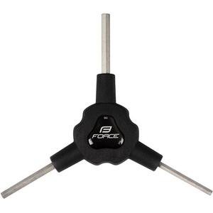 Force Y háromoldalas imbuszkulcs, 4/5/6 mm, fekete kép