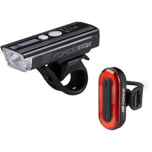 Force Futuro USB első + hátsó lámpa szett kép