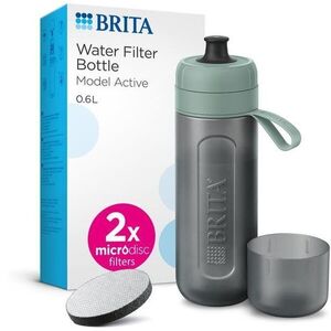 BRITA Fill&Go Active 0, 6 l zöld + 2 × mikrofisc, 2024 kép
