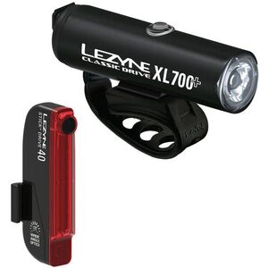 Lezyne Classic Drive XL 700+ / Stick+ Drive Pair / Satin Black / Black kép