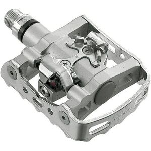Shimano MTB PD-M324 SPD pedál SM-SH56 stoplival, ezüst kép