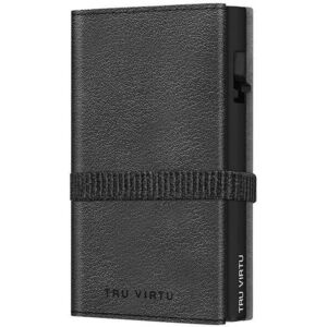 Tru Virtu Pénztárca Click & Slide Strap Cross Nappa Black Black/Black kép