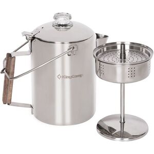 KingCamp 9 Cup stainless steel coffee pot kép