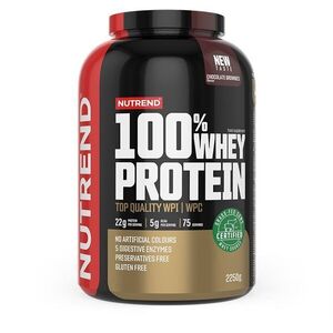 Nutrend 100% Whey Protein 2250 g, csokoládé brownie kép
