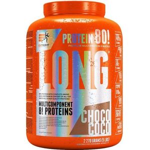 Extrifit Long 80 Multiprotein, 2270 g, choco coco kép