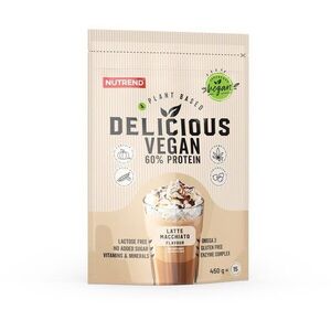 Nutrend Delicious Vegan Protein 450 g, latte macchiato kép