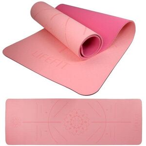 LIFEFIT YOGA MAT RELAX DUO, 183x58x0, 6 cm, rózsaszín kép