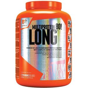Extrifit Long 80 Multiprotein, 2270 g, strawberry banana kép