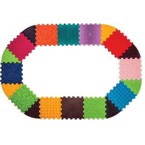 Empt masszázs alátét Puzzle 12 elem + 8 háromszög kép