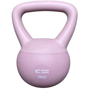 Sharp Shape Soft kettlebell 2 kg, rózsaszín kép